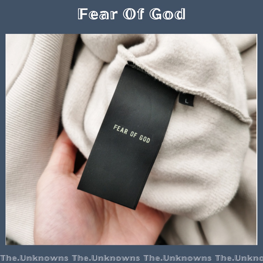 ⚡️[BEST QUALITY]⚡️Áo Fear of God FOG Seventh Collection Beige Fleece FG Hoodie,áo hoodie FOG 7th