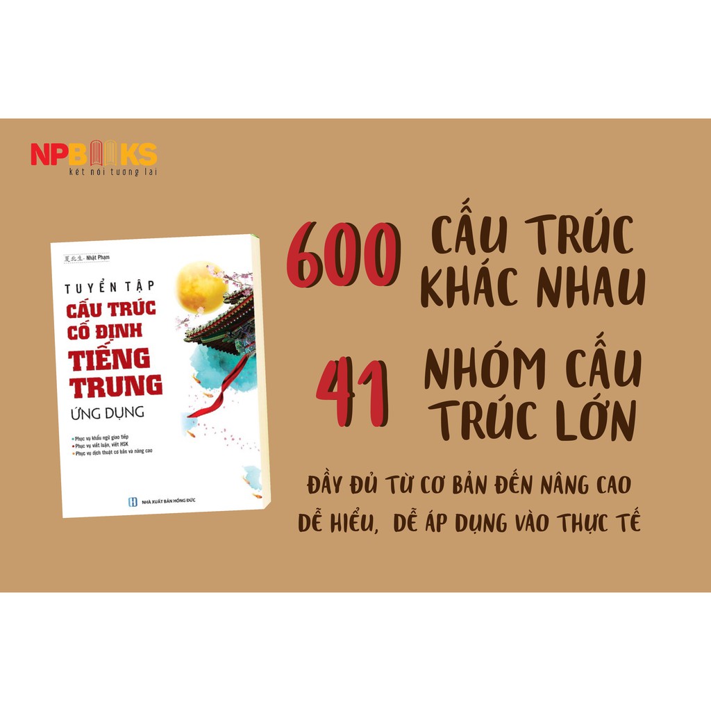 Sách - TUYỂN TẬP CẤU TRÚC CỐ ĐỊNH TIẾNG TRUNG ỨNG DỤNG - CHÍNH HÃNG NP BOOKS