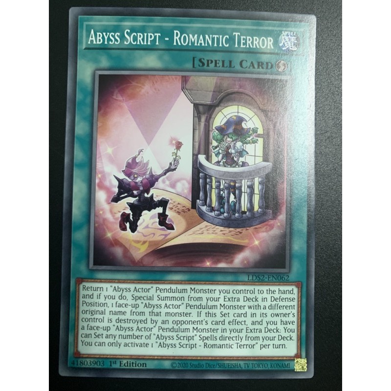 bài yugioh:abyss script-romantic terror