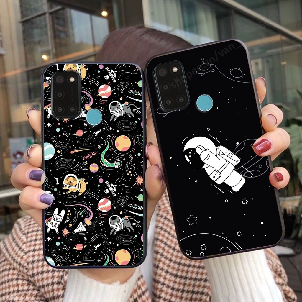 Ốp Realme C17 / 7i hình bầu trời, phi hành gia đẹp, ốp lưng điện thoại realme viền dẻo cao cấp