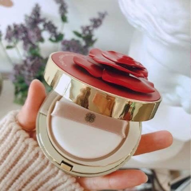 Phấn Nước Ohui Ultimate Cover Cushion Moisture Red & Gold Rose Petal Special Edition II