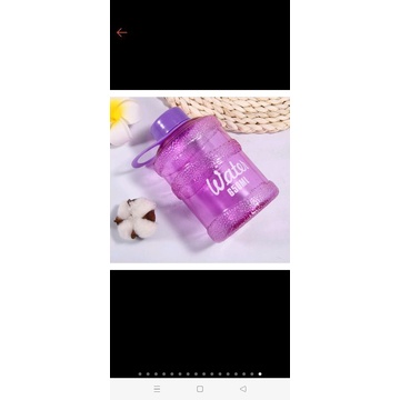 Bình đựng nước nhựa trong có quai cầm 650ml