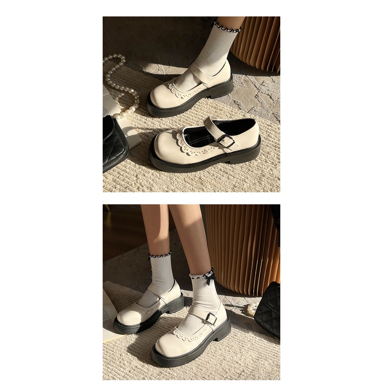 GIÀY MARRY JANE ĐẾ 4CM DA BÓNG