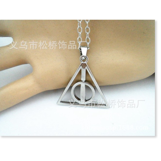 Vòng cổ Mặt dây chuyền Bảo bối Tử thần Harry Potter.