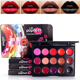 BẢNG SON 15 MÀU POPFEEL