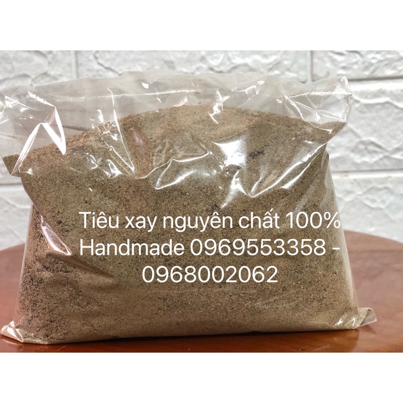 FREESHIP - GIÁ SỈ - TIÊU XAY NGUYÊN CHẤT 100% KHÔNG PHA TRỘN - HÀNG HANDMADE - 500G