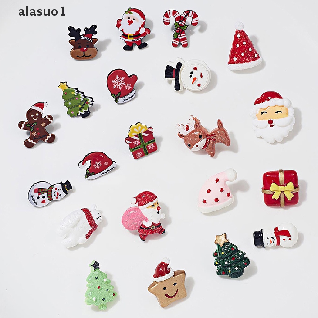 [alasuo1] Bộ Ghim Cài Áo Hình Ông Già Noel Tuần Lộc Người Tuyết Giáng Sinh Hợp Thời Trang Cho Nữ [VN