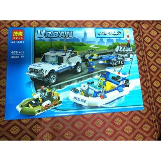 Bộ đồ chơi lắp ghép Urban 10421 Đội cảnh sát tuần tra ( 409 mảnh )