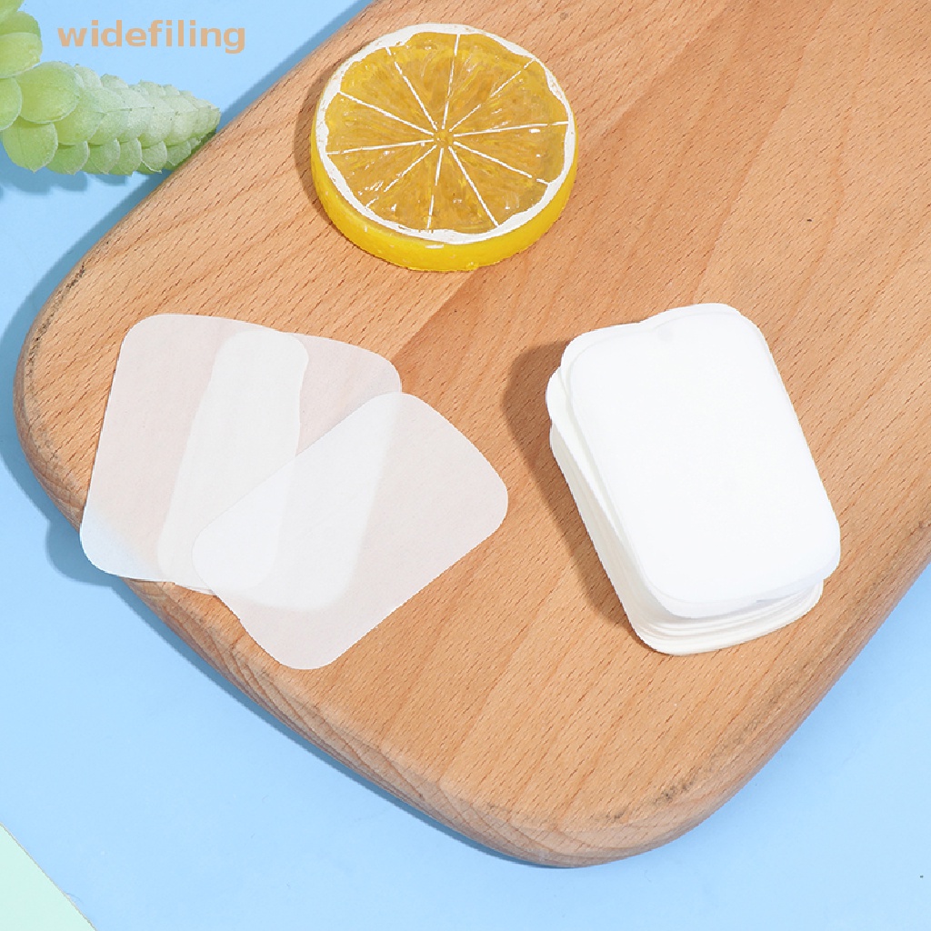 Set 100 Giấy Xà Phòng Rửa Tay Tiện Lợi Khi Đi Du Lịch