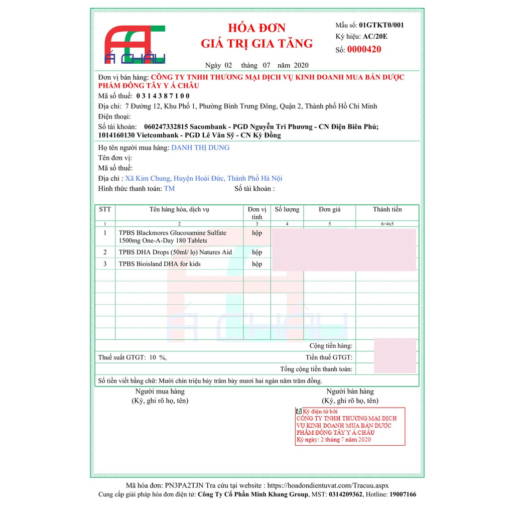 DHA drops (50ml) của Anh, date 2022