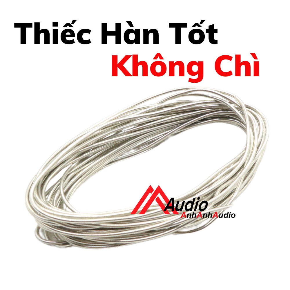 Thiếc hàn tốt thiếc không chì , dài 2.5 mét dây 1mm