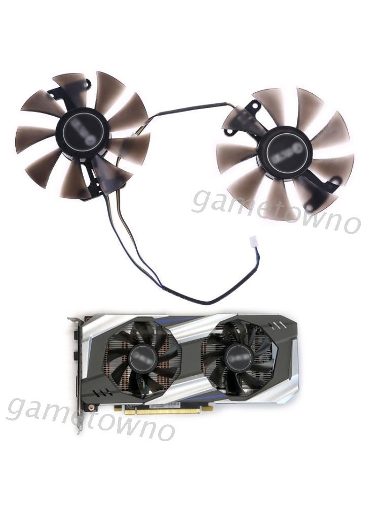 2 Cánh quạt 87mm GA91S2U GPU VGA cho Palit GeForce GTX 1080 1070Ti 1070