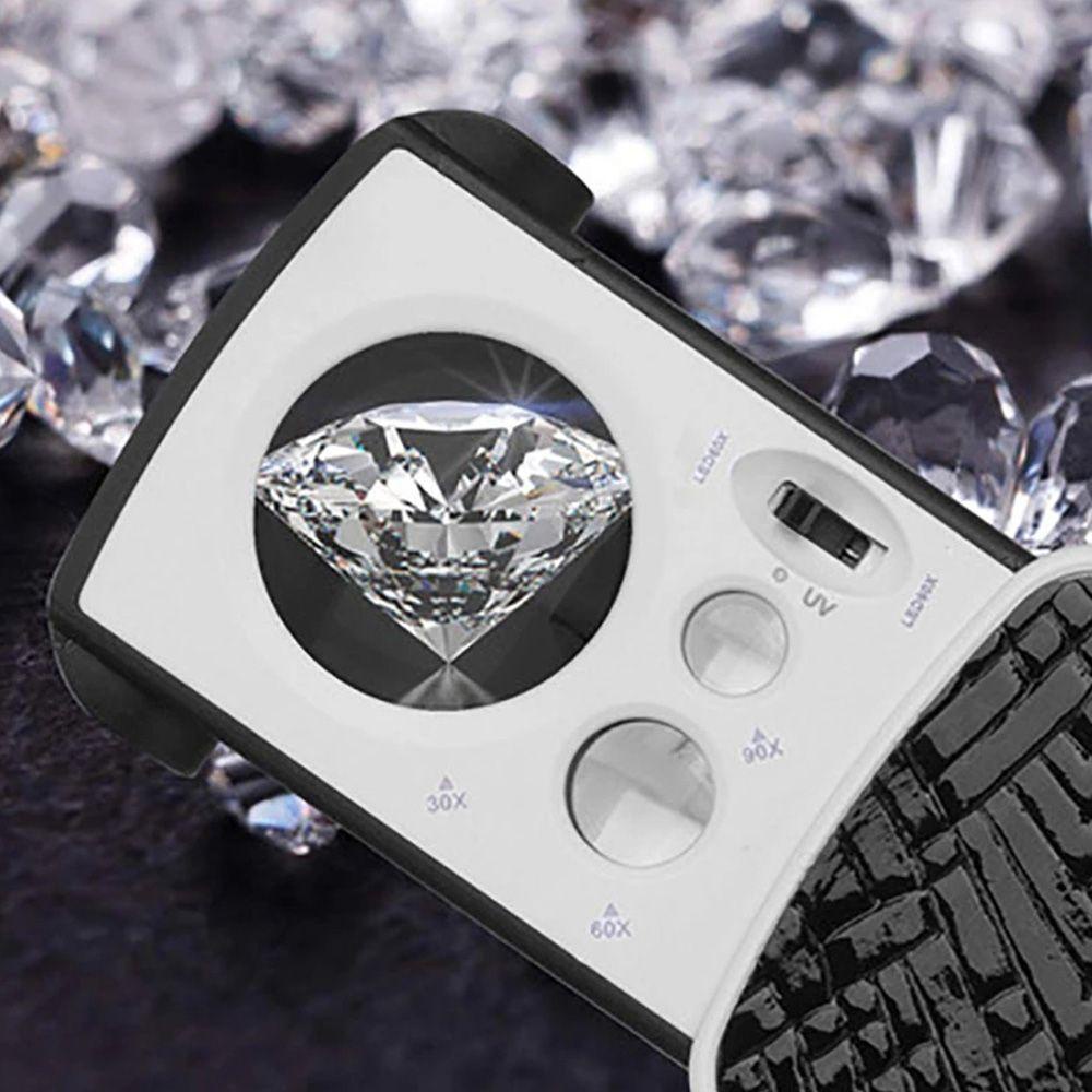 Kính Lúp Đọc Sách Độ Phóng Đại 30X 60X 90X Chất Lượng Cao