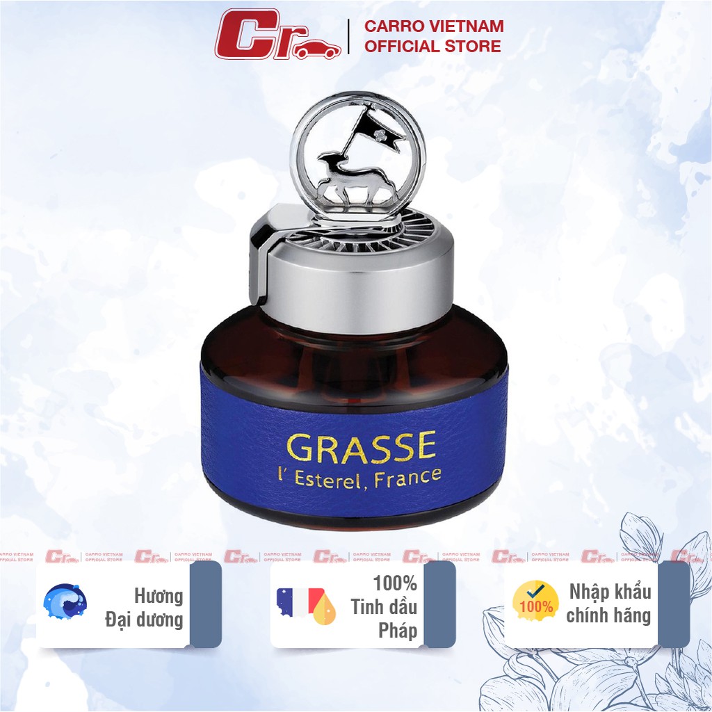 Nước Hoa Để Ô Tô Cao Cấp Grasse Chuẩn Hãng BullSone Hàn Quốc, Loại Bỏ Cảm Giác Say Xe, Khử Mùi Không Gian Xe Hơi