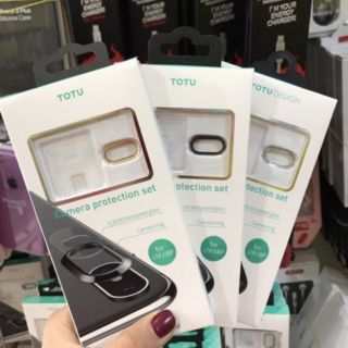 Bộ Viền Chụp & Kính Cường Lực Camera Chính Hãng TOTU Iphone 7 plus/8 plus