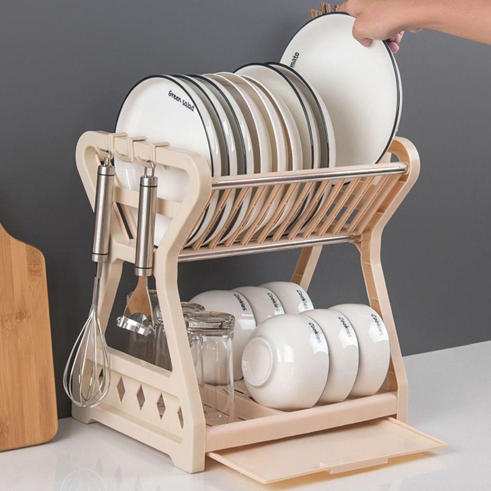 LAKAMIER Giá Đỡ Chén Dĩa Ráo Nước Tiện Dụng Cho Nhà Bếp