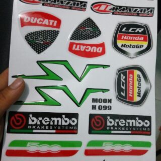Bộ tem nổi DUCATI Obrembo
