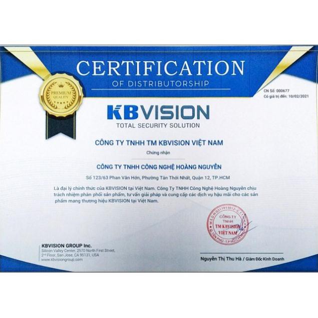 Camera Kbvision KX-2011S4 (2.0MP) - Camera 4in1 (CVI/TVI/AHD/Analog) - Tự Động Cân Bằng Ánh Sáng