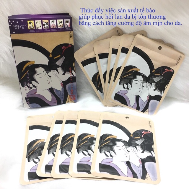 MẶT NẠ GEISHA NHẬT BẢN