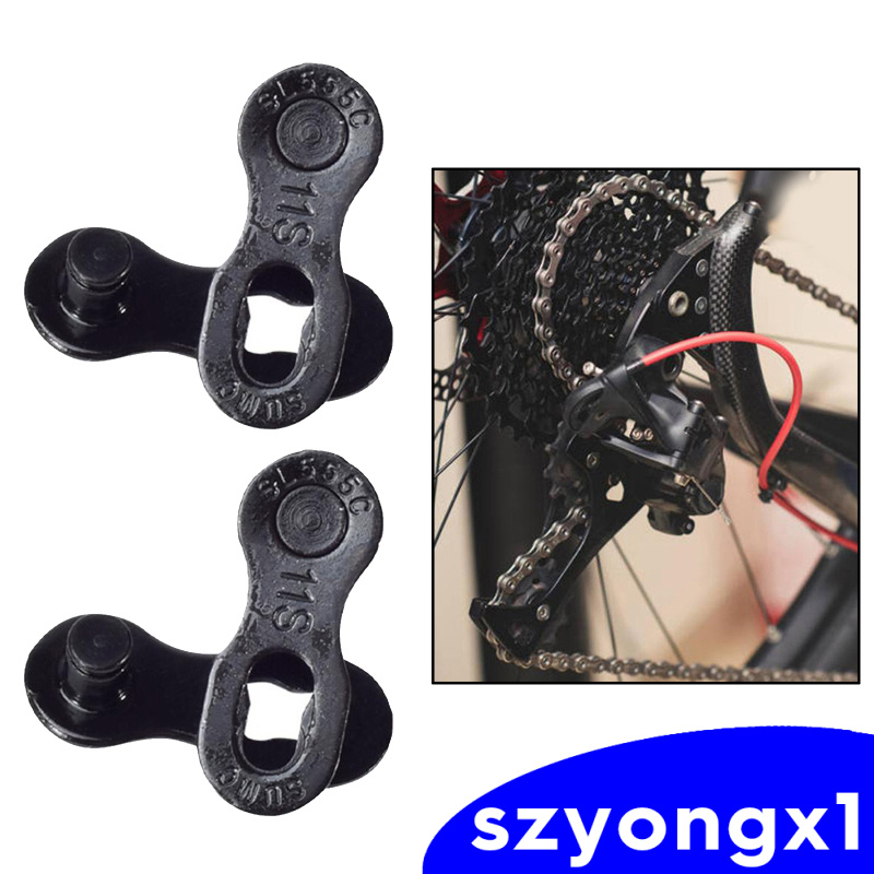Best sale！ 2Pair 9/10/11/12Speed Bicycle Bike Master Chain Link Joint 9 Speed Colorful