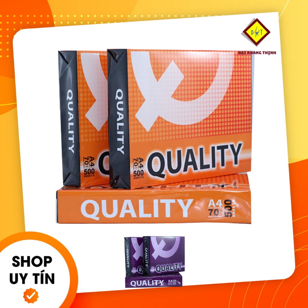 Giấy A4 Quality 70gsm 80gsm giấy in Photo A4 giá rẻ