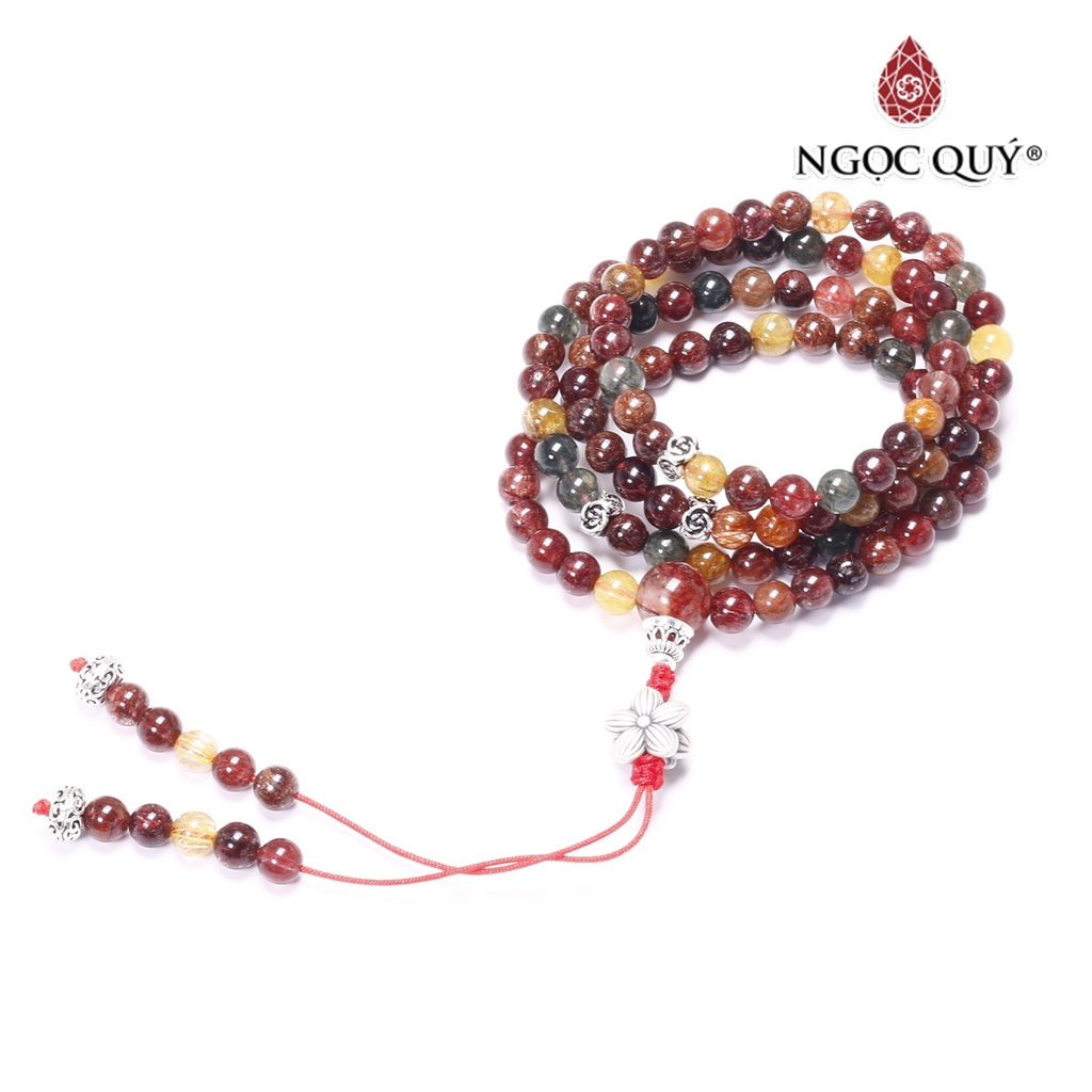 Chuỗi 108 hạt TA tóc tam tài - Ngọc Quý