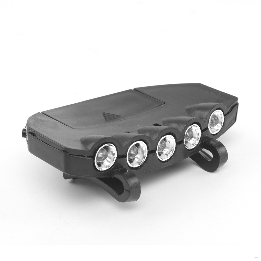 Đèn Led 5 Bóng Gắn Mũ Lưỡi Trai