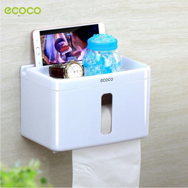 (Ecoco SIÊU RẺ) Hộp đựng giấy vệ sinh Ecoco siêu dính. hàng cao cấp