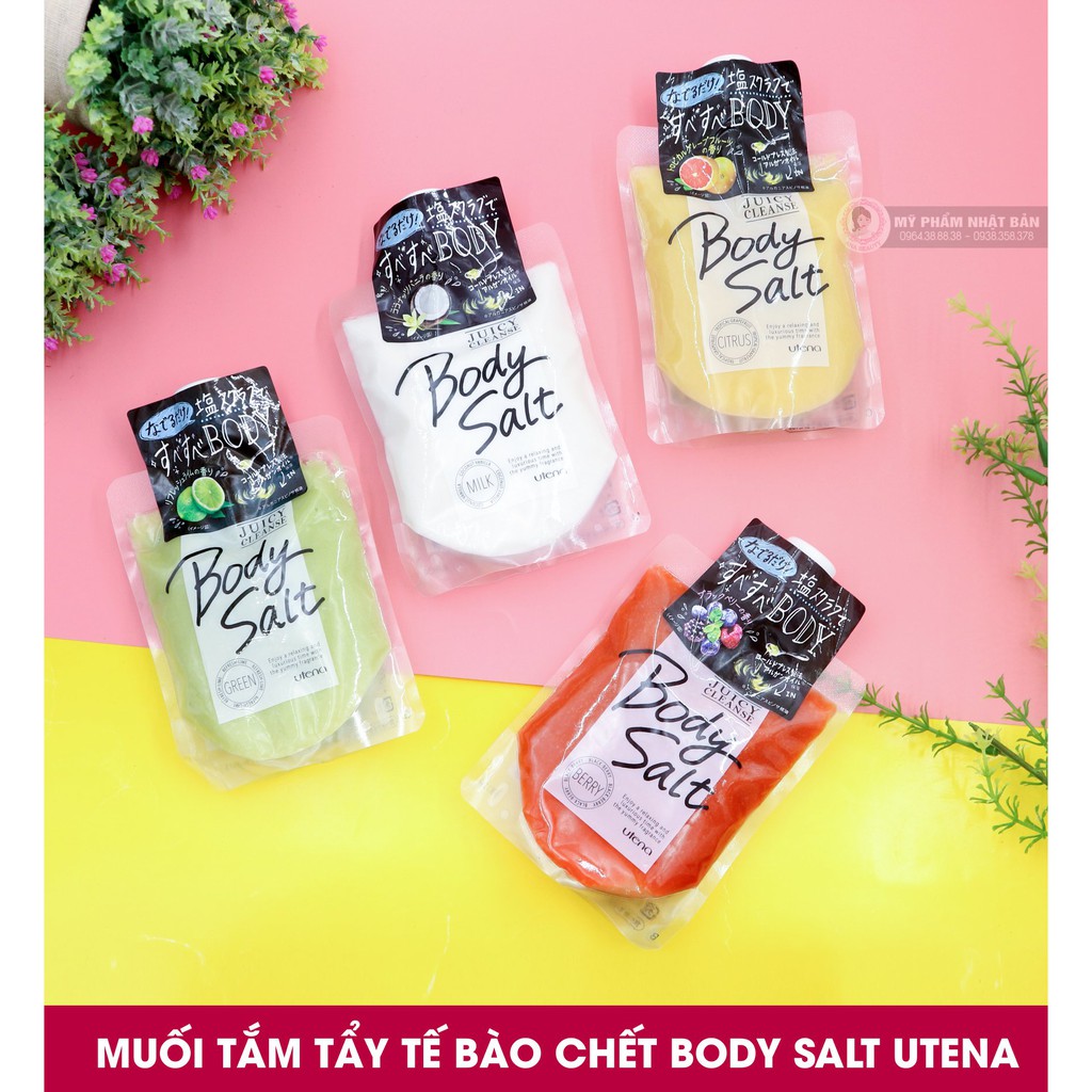 MUỐI TDC UTENA BODY SALT JUICY CLEANS