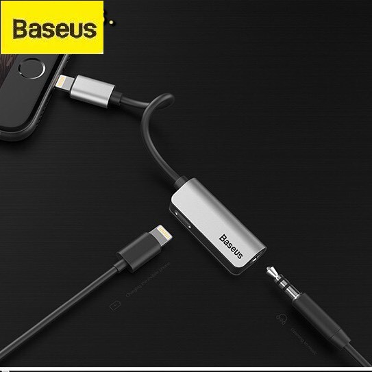 Jack chuyển đổi iphone sang 3.5 L32 chính hãng baseus