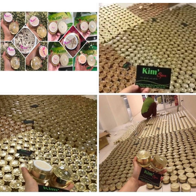 Kem Dưỡng Da Mặt Sau Tái Tạo Độc Quyền Kim Spa Số 33 Dưỡng Trắng Mịn Sáng Da
