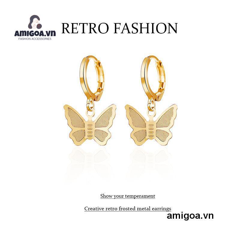 ✨✨Đôi khuyên tai hình bươm bướm sáng tạo thời trang