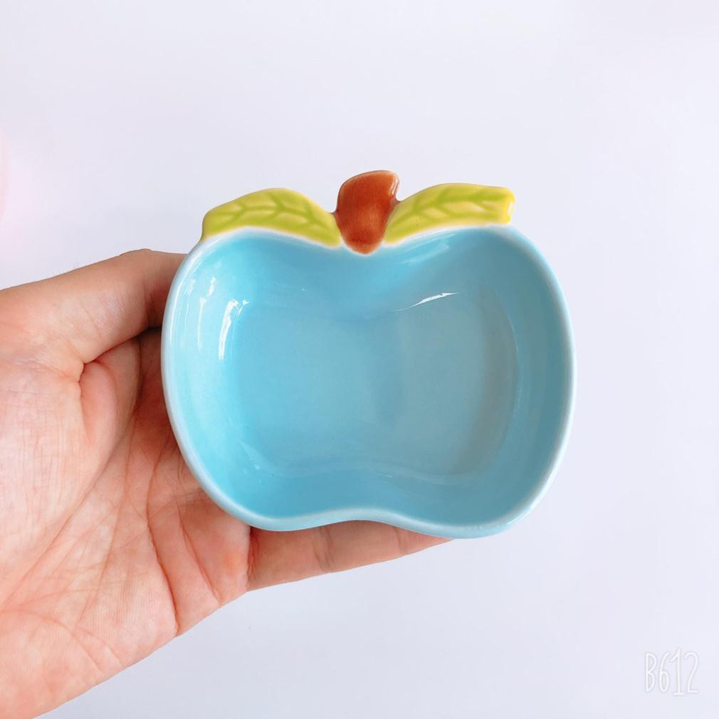 Bát Ăn Dặm Cho Bé, Bát Ăn Dặm Gốm Sứ Cao Cấp Hình Quả Táo