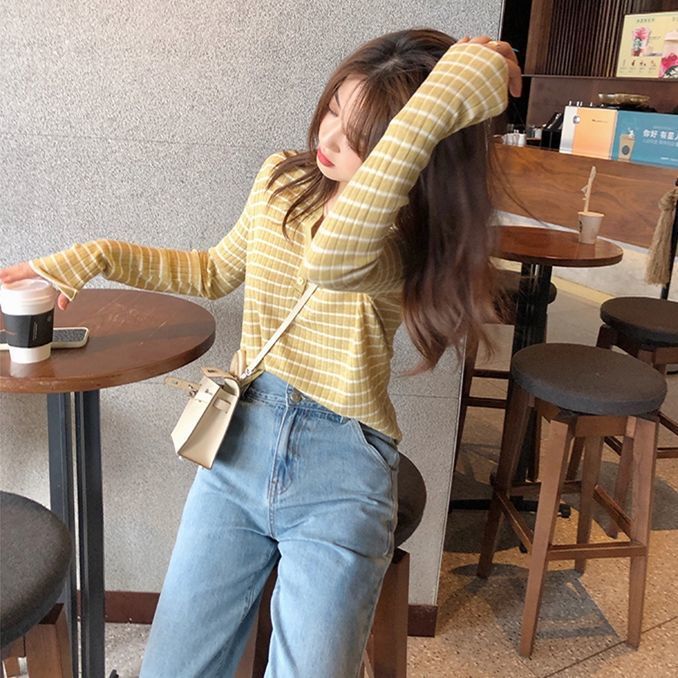 Áo Giữ Nhiệt Loose Long-sleeved Pullover Knitted Sweater