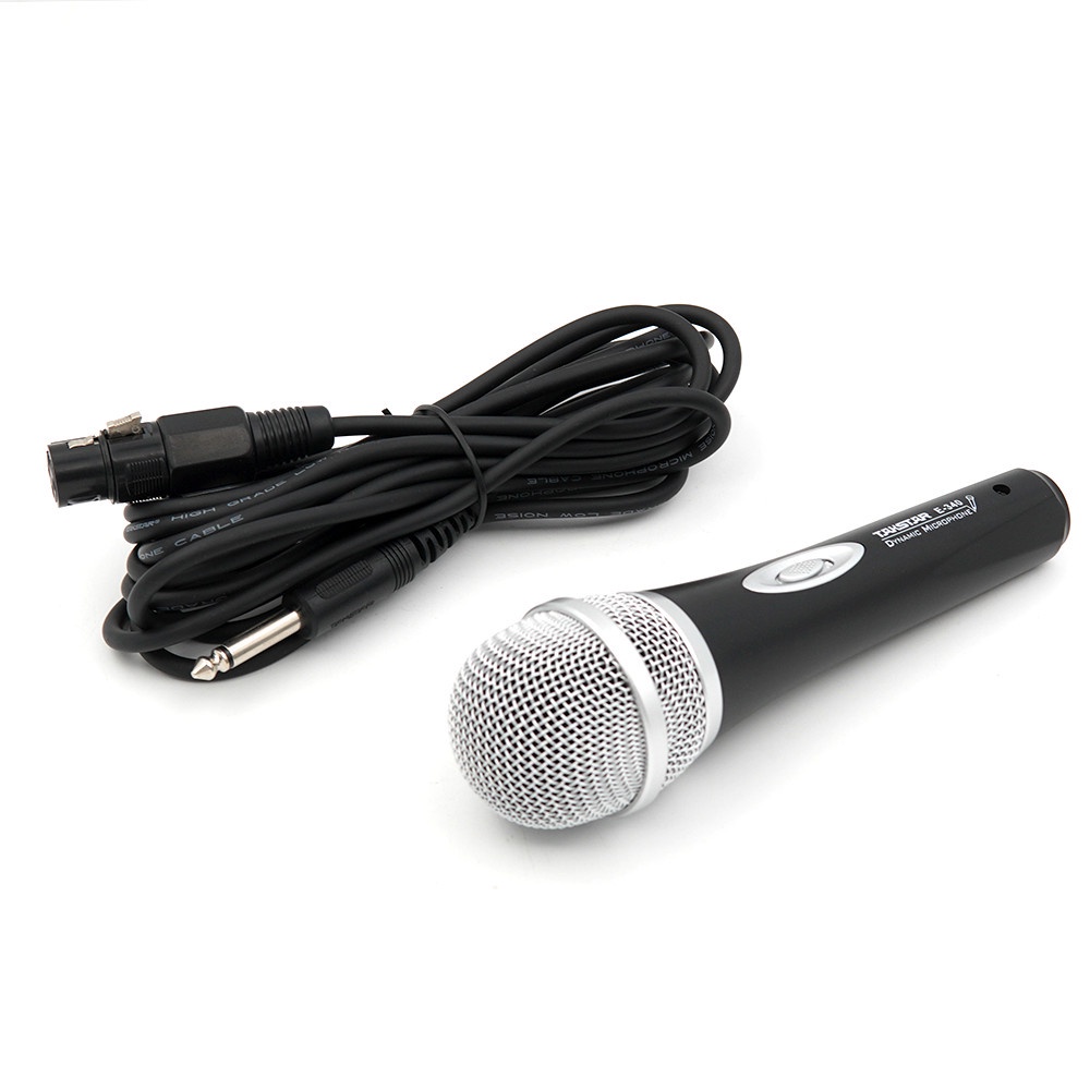 Mic Hát Karaoke Có Dây Takstar E-340 Cao Cấp,Lọc Ồn, Chống Nhiễu, Độ Nhạy Cao, Nhỏ Gọn, Chính Hãng Giá Rẻ Bảo Hành 1 Năm