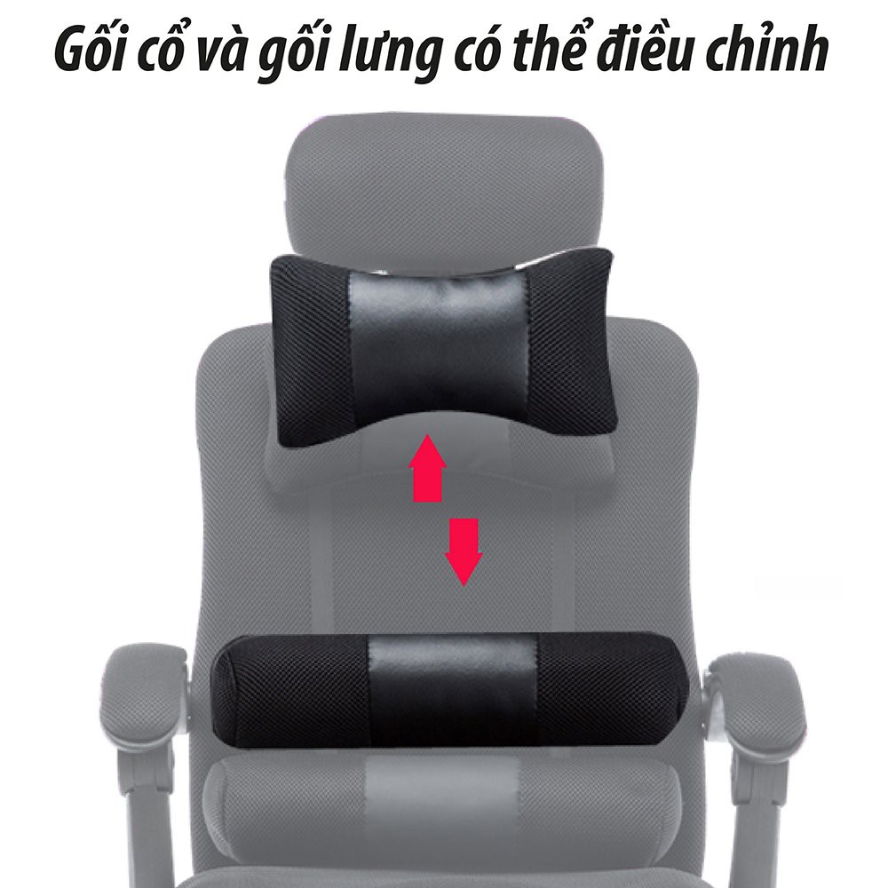 Professionall.gym19🔰 - Ghế Văn Phòng,Gaming Có Gác Chân Chân Xoay 360 độ, Ngả 135 độ Mẫu B300