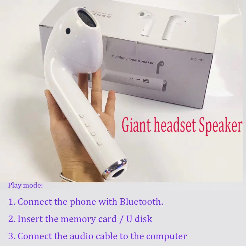 Loa Bluetooth khổng lồ mới kích thước lớn AirPods 2 Pro Mô hình âm thanh Bluetooth Regoo AP01