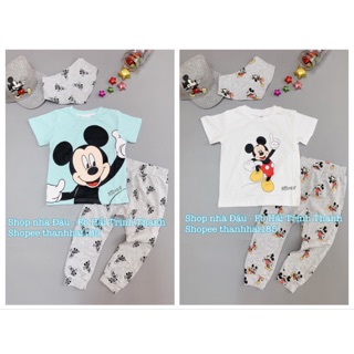 SET BỘ MICKEY QUẦN DÀI KÈM YẾM CỔ