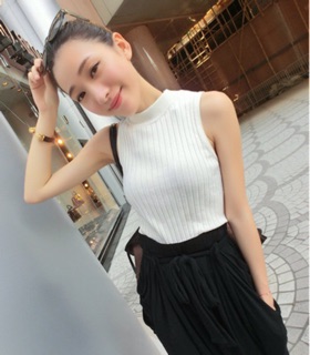 Áo len sát nách cổ 3 phân