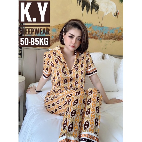 Bộ lụa satin mặc nhà  50-85kg