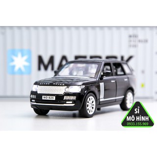 Mô hình xe suv range rover mở hết cửa 1:32 đen