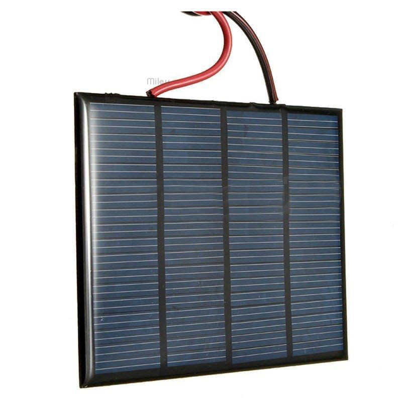 Tấm sạc pin năng lượng mặt trời mini 12V 1.5W z6q8