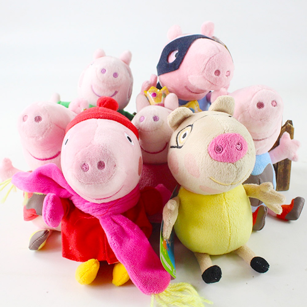 Thú Nhồi Bông 17 Con Vật Hoạt Hình Heo Peppa