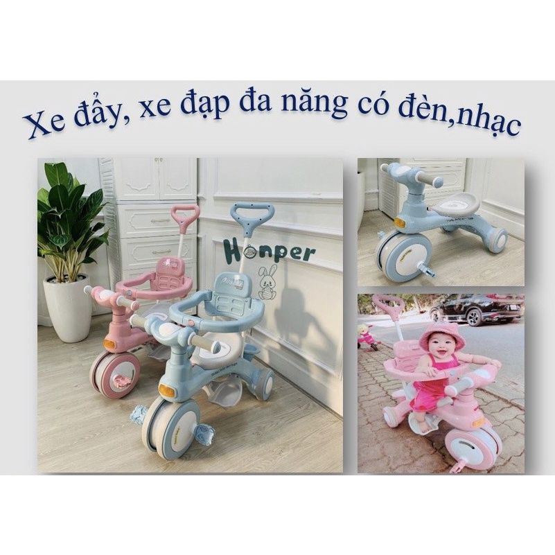 Xe scooter cho bé CHILUX sử dụng từ 1,5 tuổi 3 bánh to phát sáng vĩnh cửu gấp gọn chịu lực 100kg