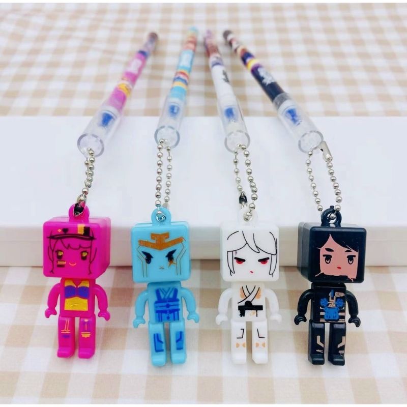 HỘP 12 BÚT NƯỚC ĐẦU THÚ MÀU TÍM VIẾT XÓA ĐƯỢC NHIỀU HÌNH DỄ THƯƠNG