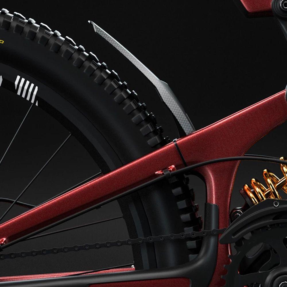 FENDER Tấm Chắn Bùn Màu Đen Chuyên Dụng Cho Xe Đạp Leo Núi