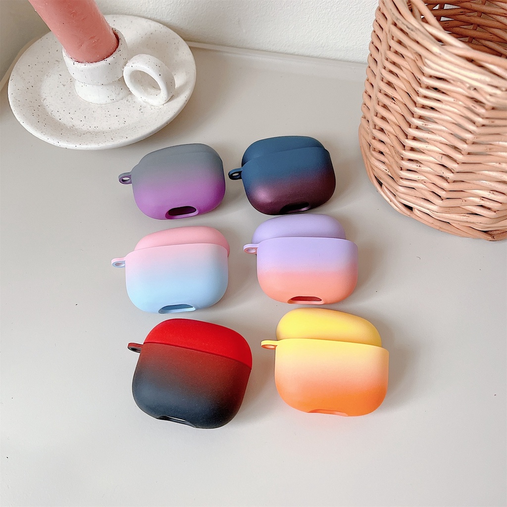 Vỏ Bảo Vệ Hộp Sạc Tai Nghe Bluetooth Không Dây Lenovo Thinkplus LP40 S / LP40 PRO Màu Gradient Chống Sốc