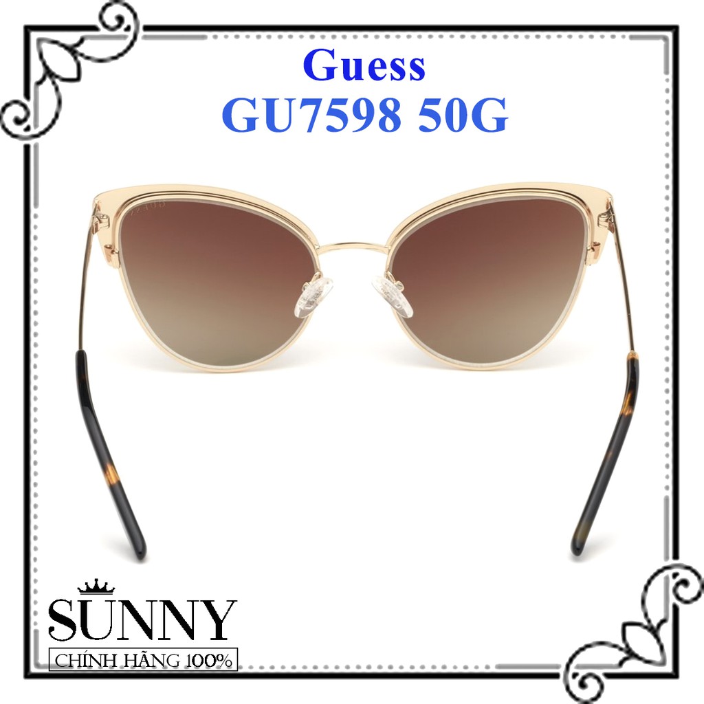 GU7598 - kính mát thời trang Guess chính hãng, thiết kế dễ đeo bảo vệ mắt