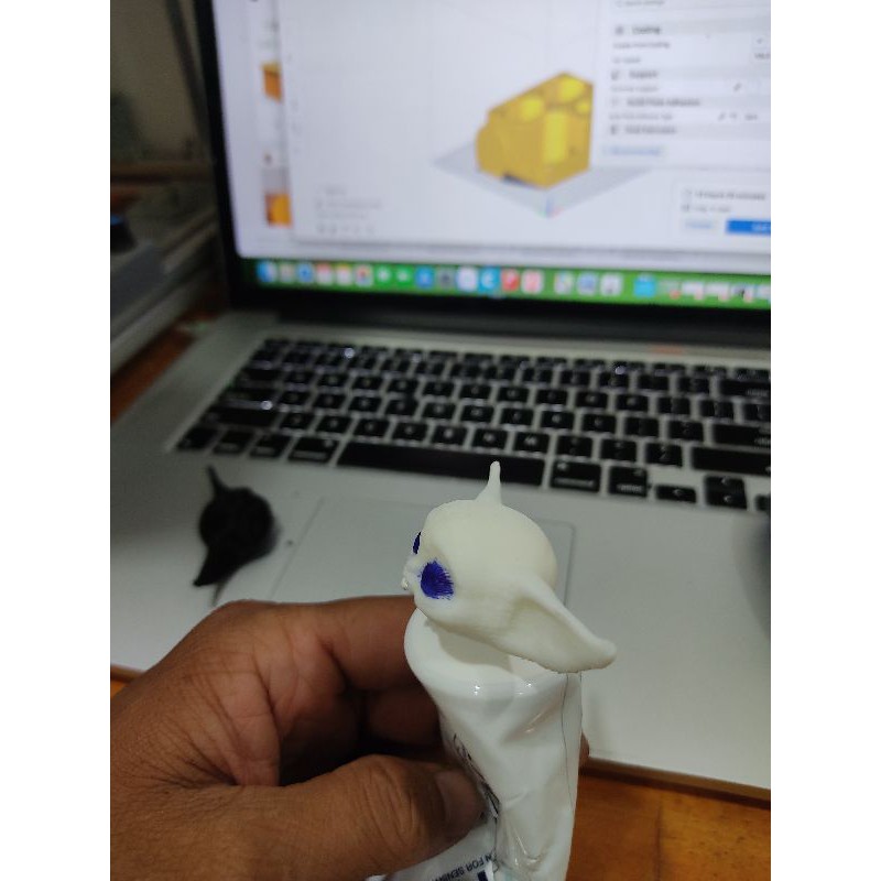 Đầu ấn kem baby yoda