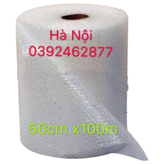 100m x 50cm cuộn xốp hơi ,bong bóng khí gói hàng khổ 50cm